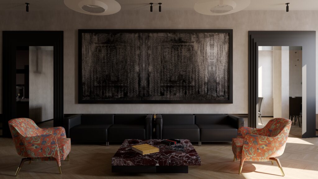 Living room Piazza di Spagna :: Interior design :: Living room interior design :: Interior design Roma :: Living Room Luxury :: custom design ::
