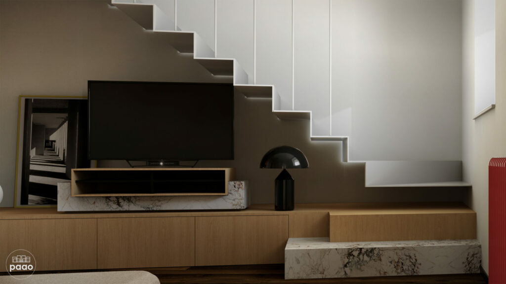 Interior design su misura : GM House scala su misura